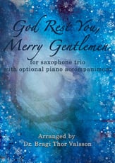 God Rest You, Merry Gentlemen - Saxophone Trio with Piano accompaniment P.O.D cover